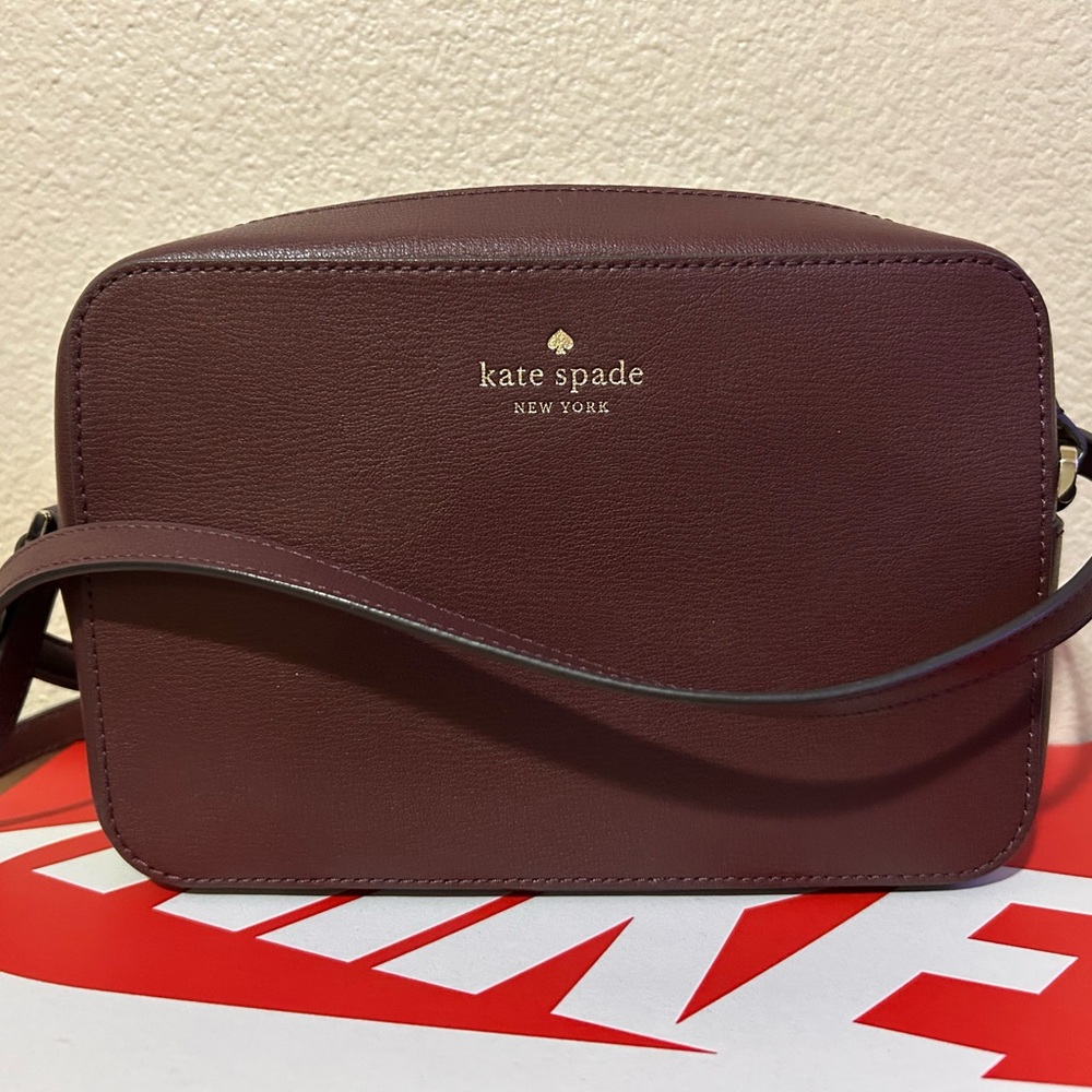 Kate Spade Burgundy Crossbody Bag